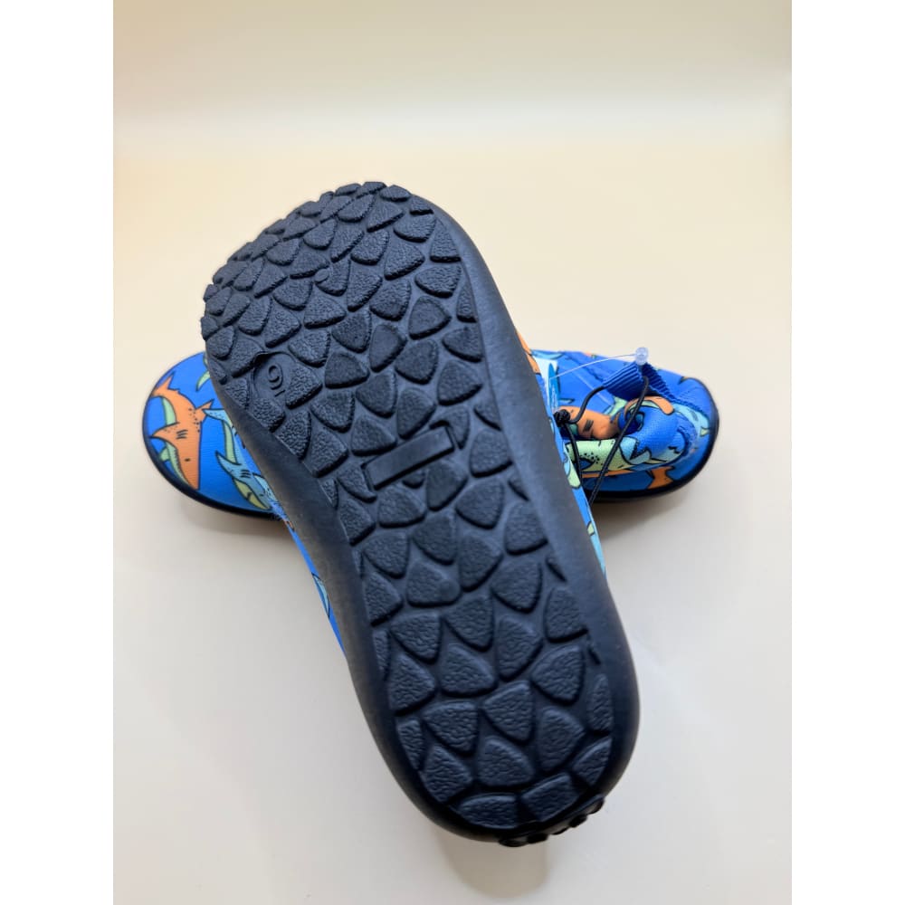 Anko kids’ size 9 jnr shark print water shoes - swimwear shoes children’s apparel