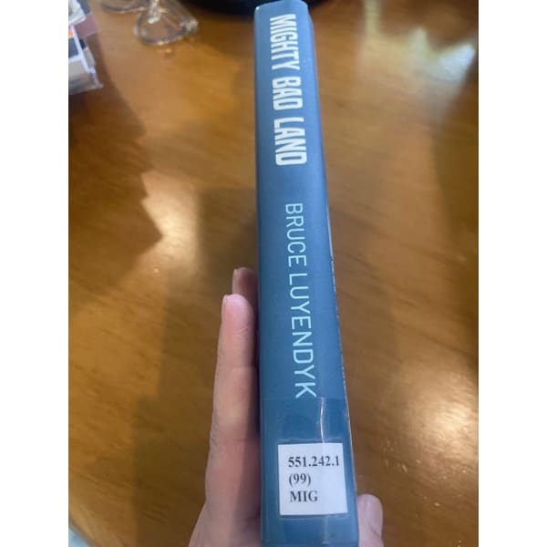 Mighty bad land - bruce luyendyk - print books book - condition: used - fiction printed media
