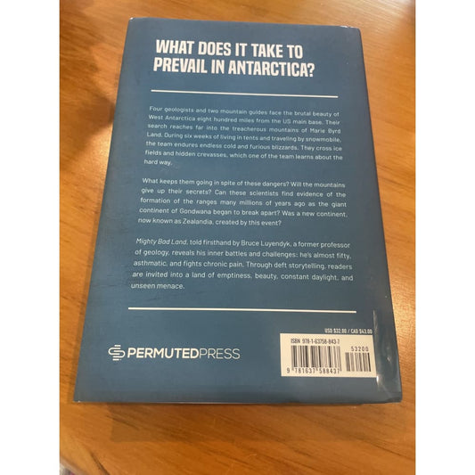 Mighty bad land - bruce luyendyk - print books book - condition: used - fiction printed media