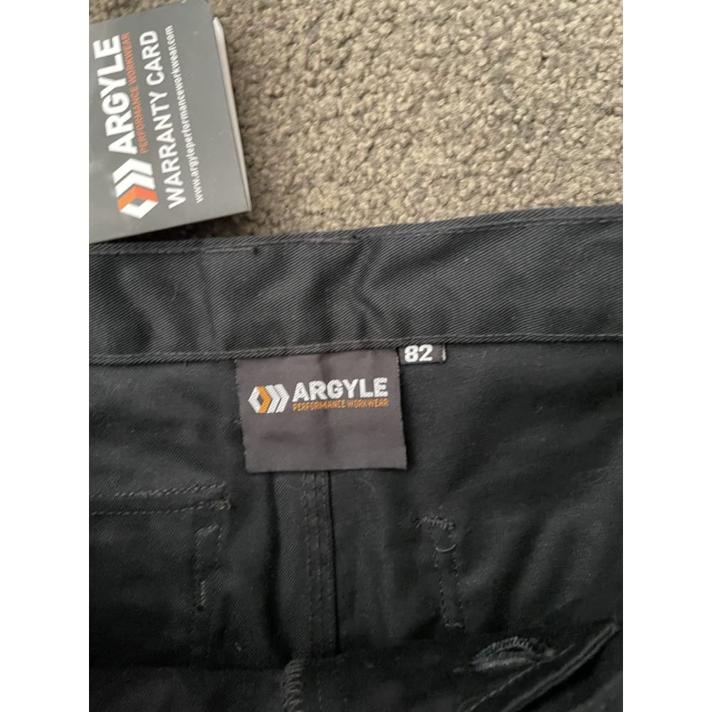 Argyle (bison) size 82 industry 310gsm cotton cargo short - 82 - cargo shorts bottoms - cargo - clothing & fashion