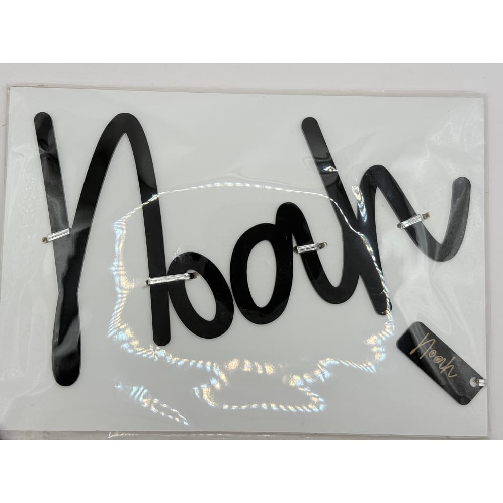 Arlo & co name plaque ’noah’ - decorative plaques home&living materials