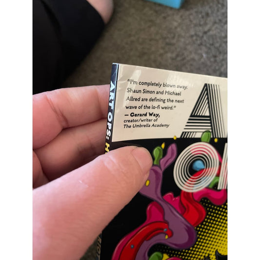 Art ops: how to start a riot - print books book - graphic - novel printed media