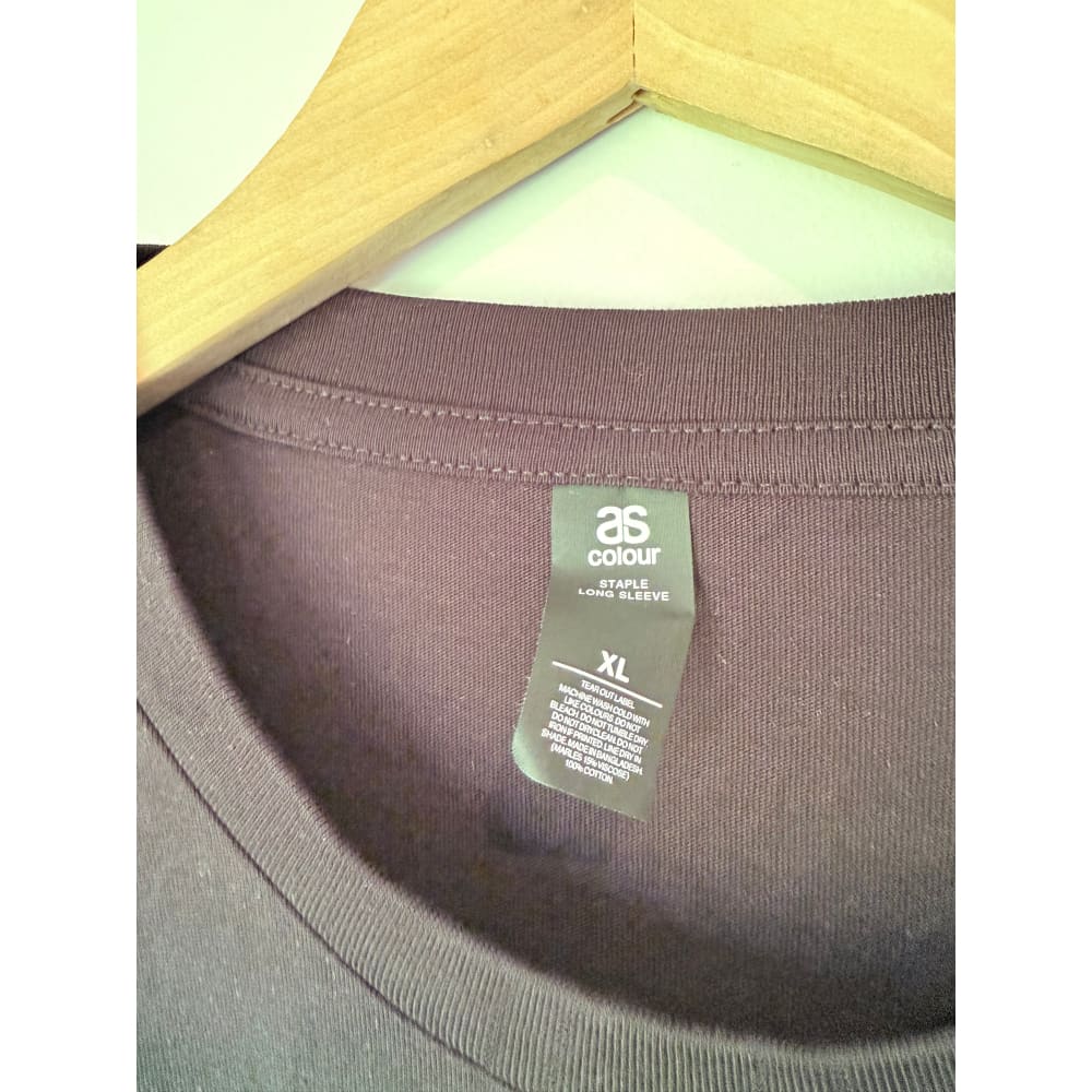 Ascolour size xl staple long sleeve onside print tee - t-shirts tops menās apparel