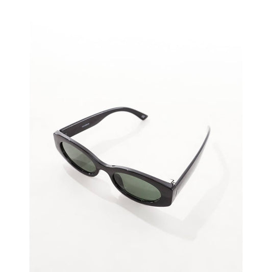 Asos design oval sunglasses in black - sunglasses accessories women’s apparel