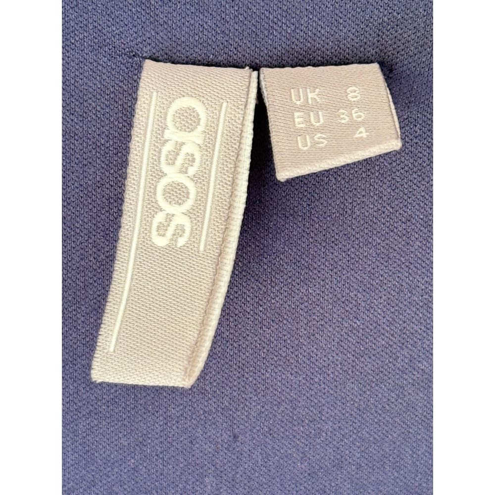 Asos size 8 elegant navy midi dress - dresses condition: used - top women’s apparel