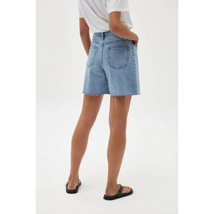 Assembly label size 30 boy short light stone rrp $110.00 - denim shorts bottom women’s apparel