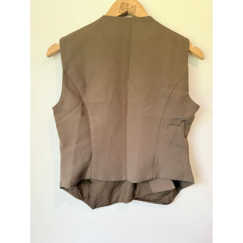 Ael amyenjoylife size s asymmetrical button vest - vests top women’s apparel