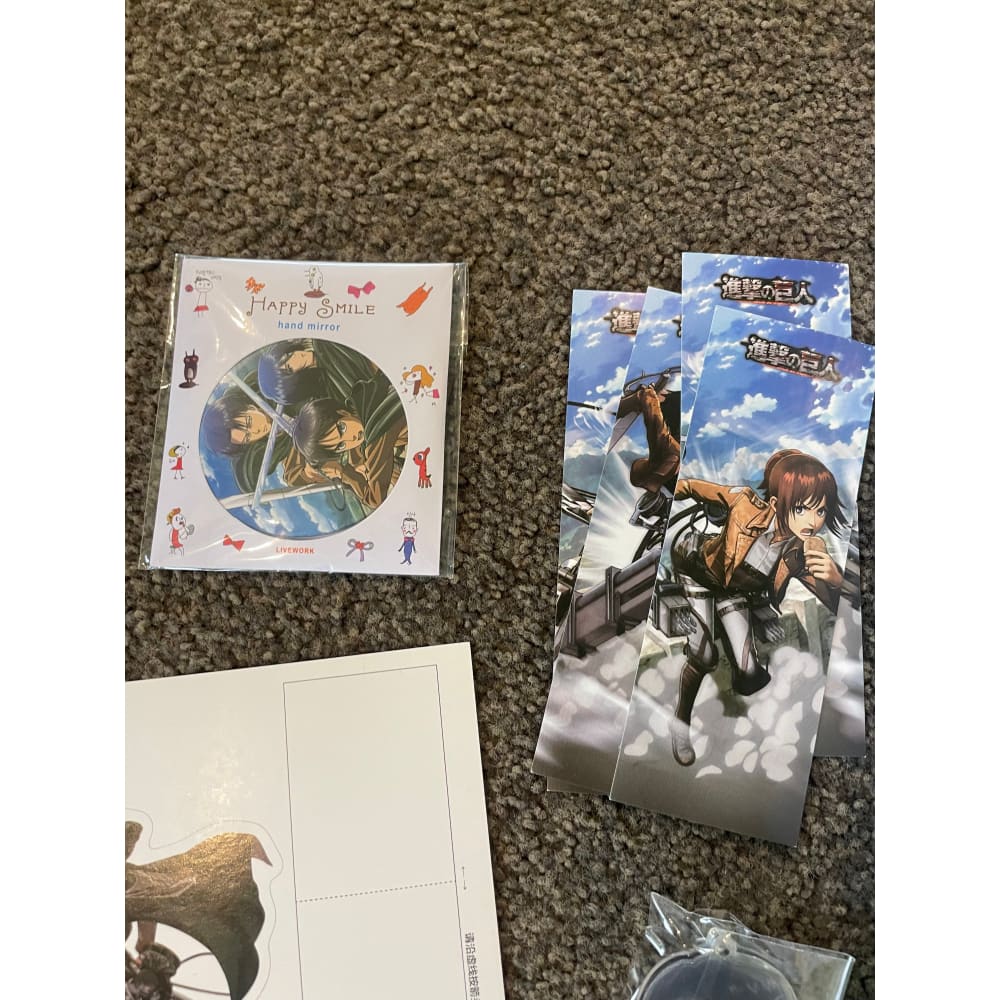 Attack on titan series anime gift box - collectibles anime - collectible anime