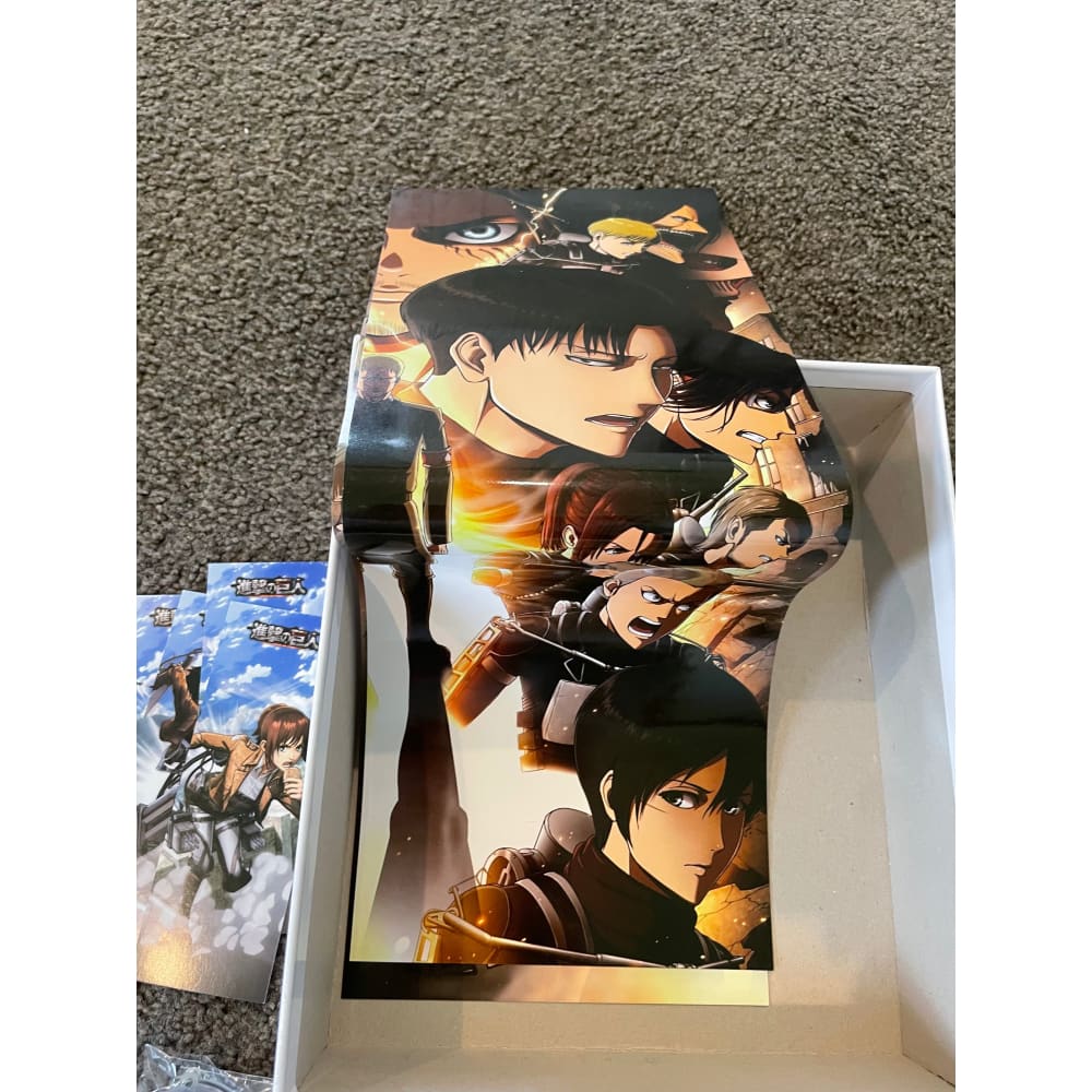Attack on titan series anime gift box - collectibles anime - collectible anime