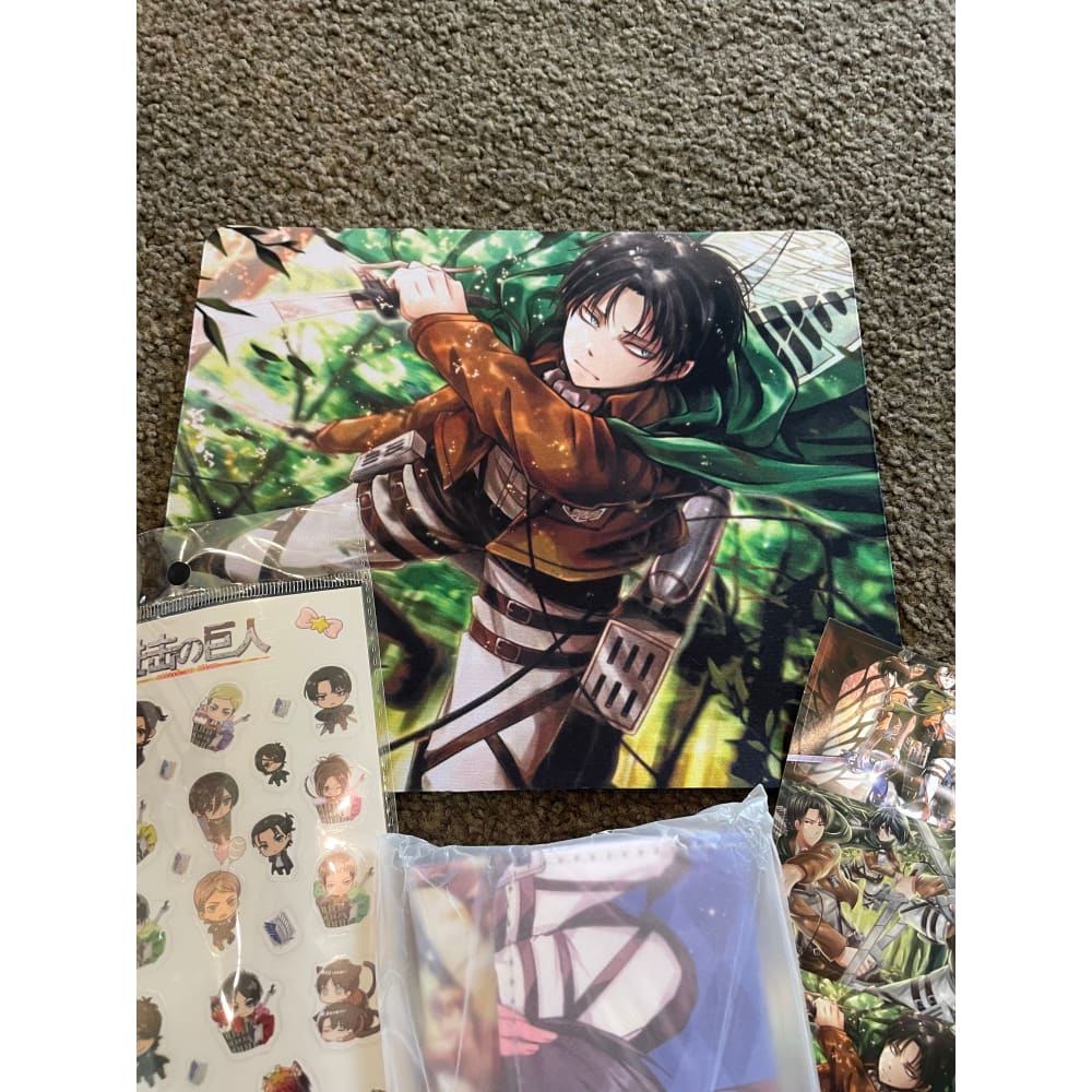 Attack on titan swag bag contents - collectibles anime - collectible anime