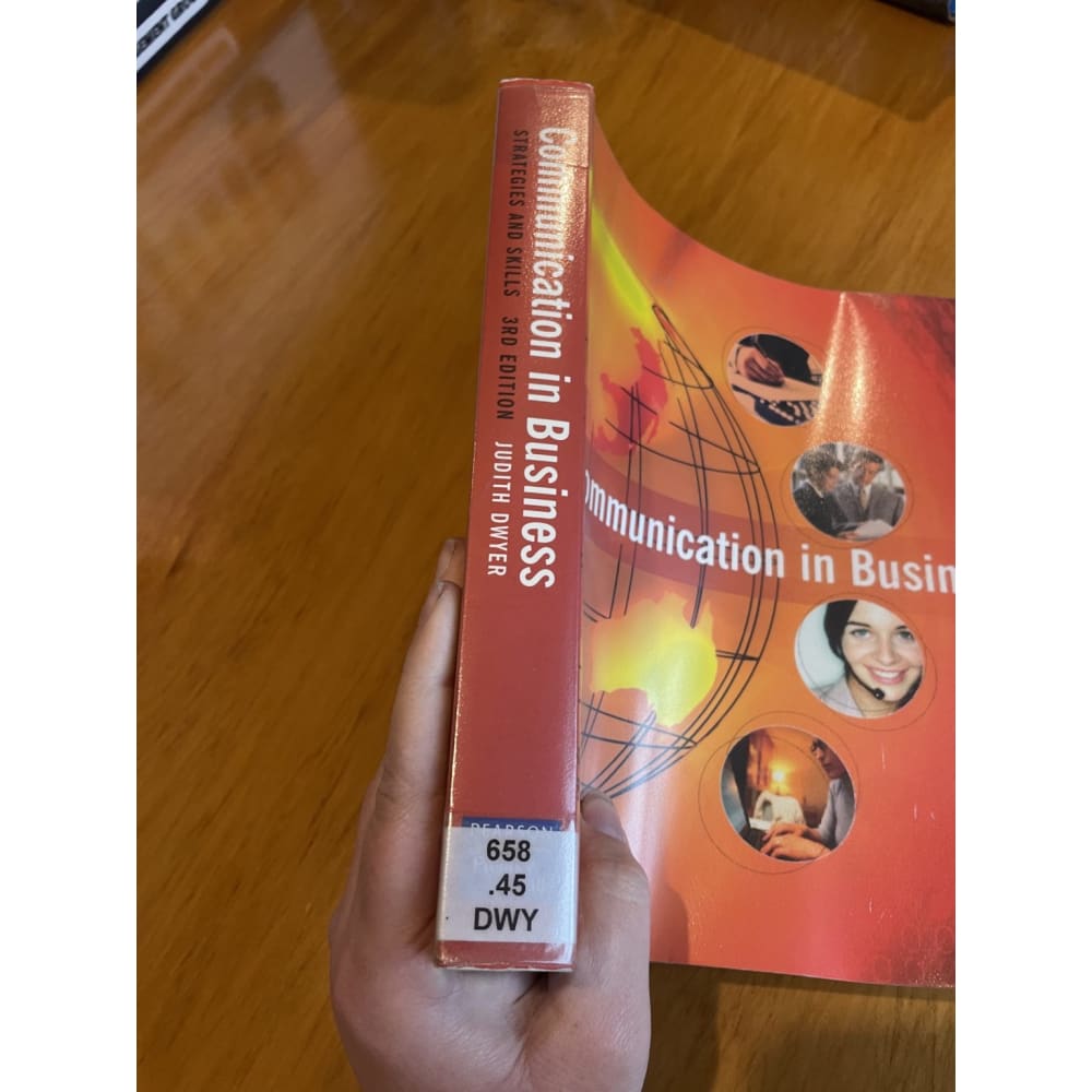 Communication in business: strategies & skills - third edition - print books book - business - condition: used
