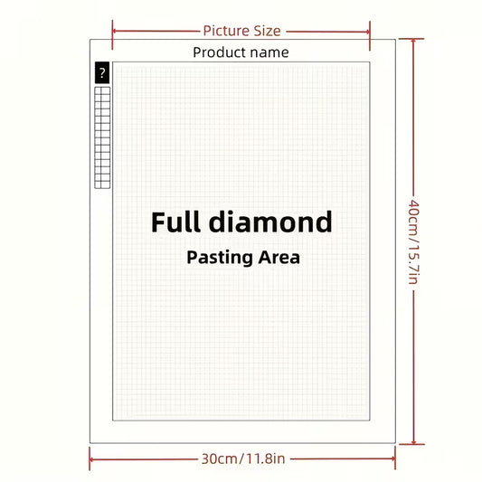 30x40cm Sun & Moon Diamond Art Kit