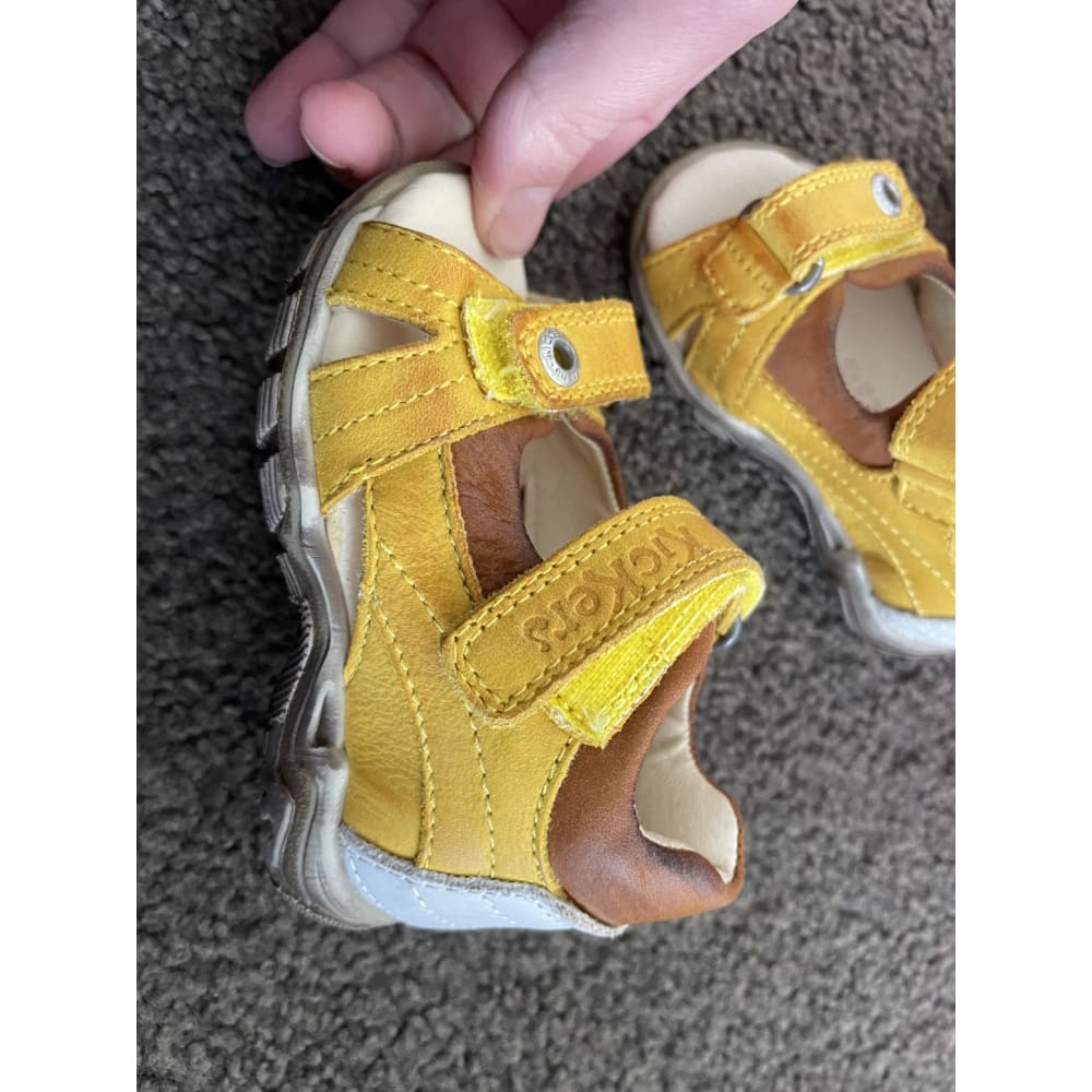 Brand new kickers leather sandals - size us 3 infant - us 3 / eu 19 - baby & toddler shoes baby - clothing & fashion