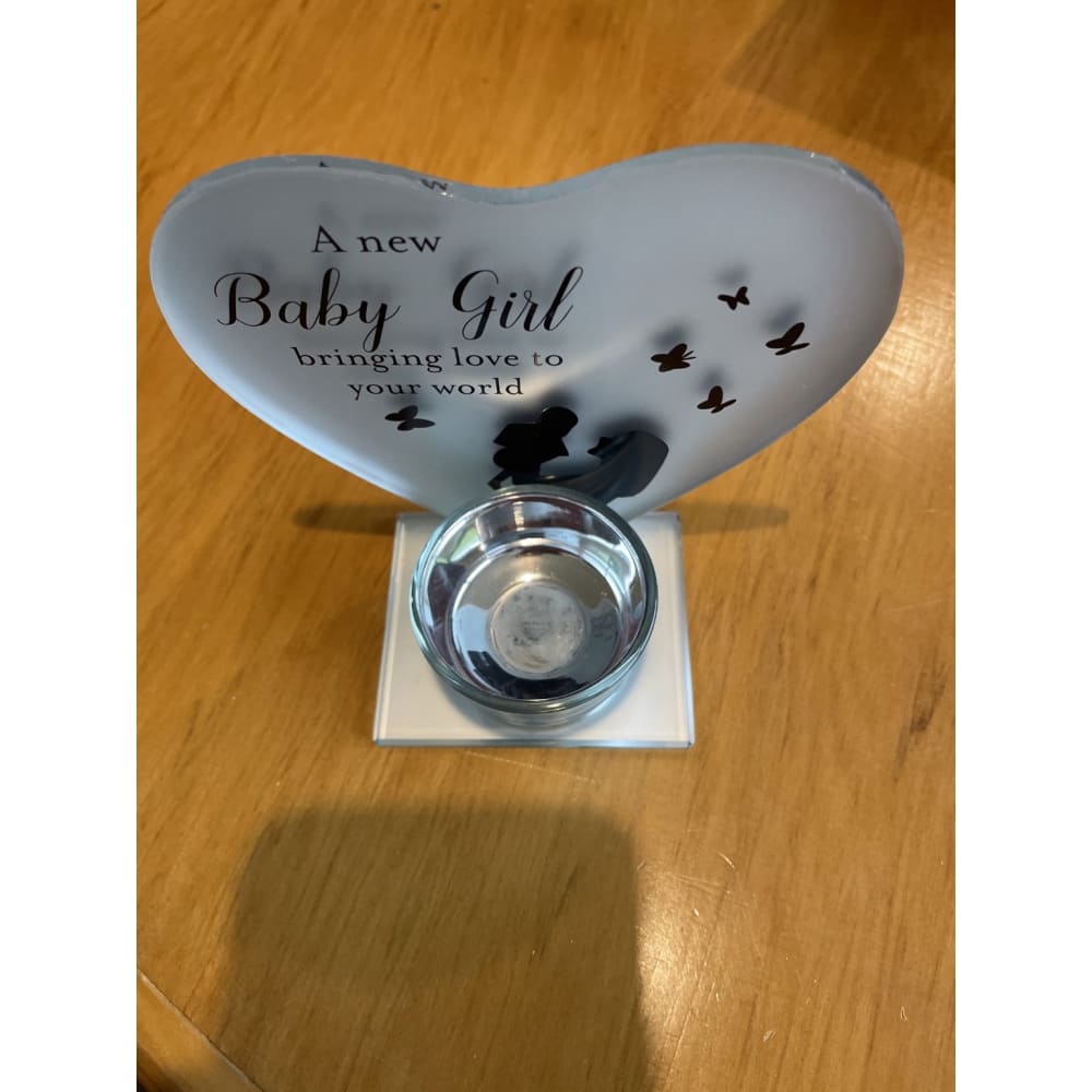 Baby girl celebration candle holder - candle holders candle holders - home & living - miscellaneous home&living