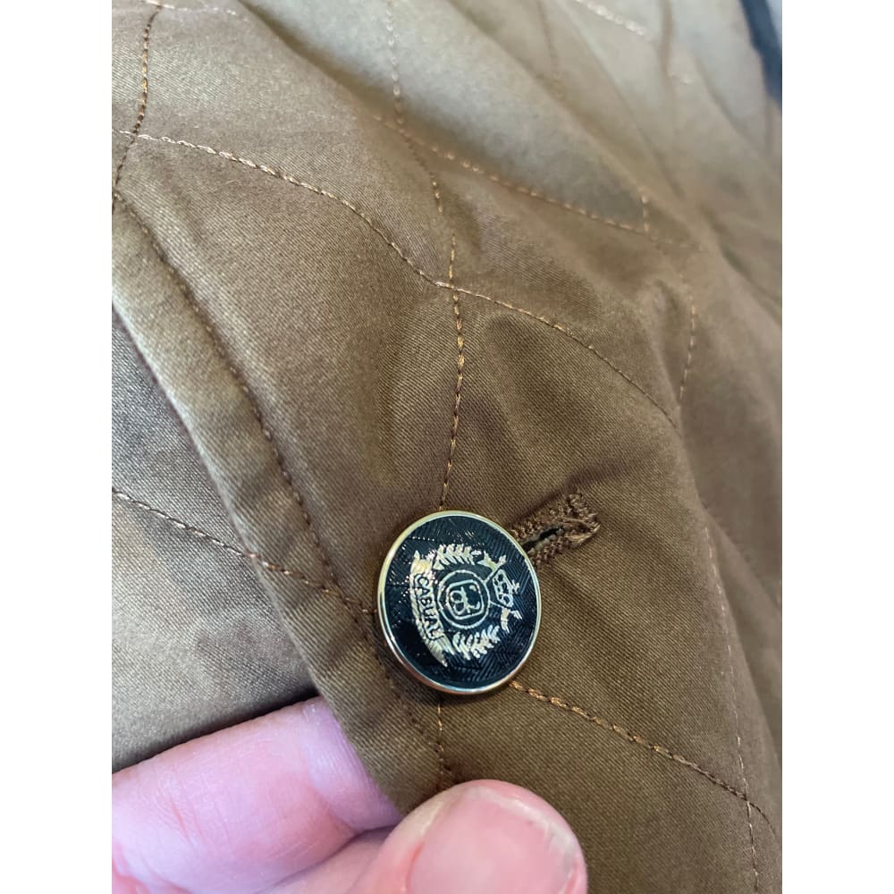 Barabas - brown quilted blazer - size m - rrp $300 + - coats & jackets blazer - clothing & fashion - coat - jacket