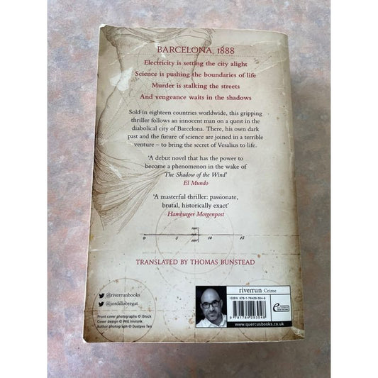 The secret of vesalius - jordi llobregat - print books book - condition: used - mystery - thriller printed media