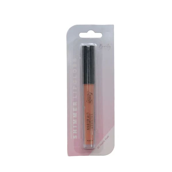 Beauty buddy shimmer lip gloss 02 nearly nude 2ml - lip gloss face & eye care - lips - makeup women’s beauty product