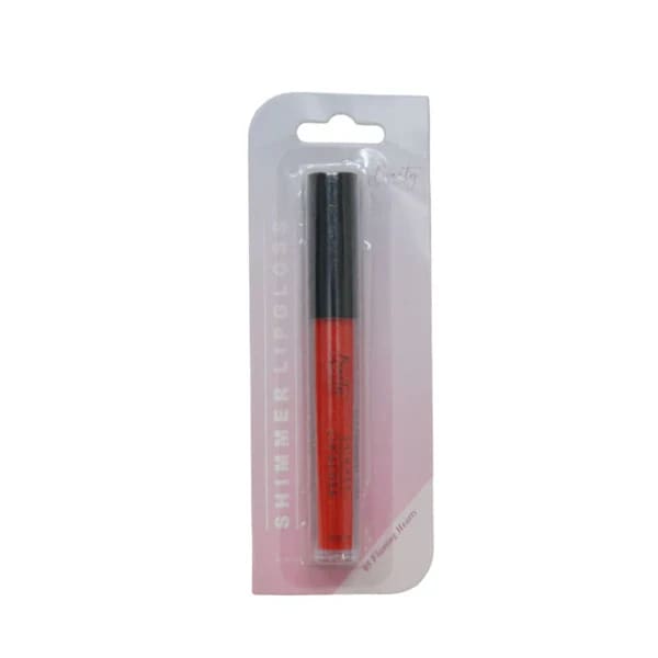Beauty buddy shimmer lip gloss 05 flaming hearts 2ml - lip gloss face & eye care - lips - makeup women’s beauty product