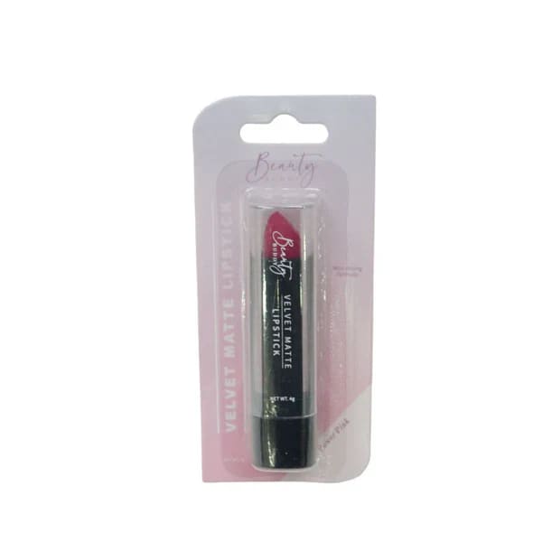 Beauty buddy velvet matte lipstick 04 power pink 4g - lipsticks face & eye care - lips - makeup women’s beauty product
