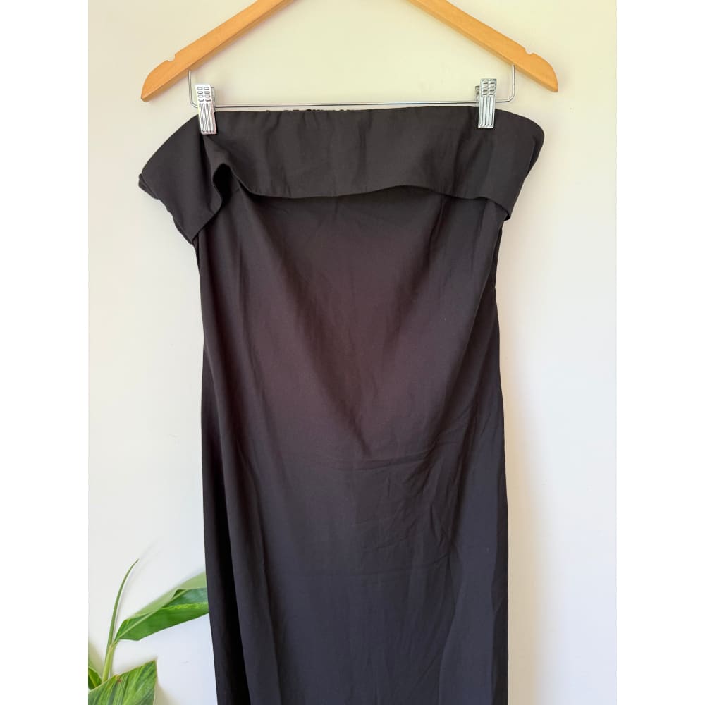 Beginning botique size 16 lei strapless black maxi dress rrp $119 - dresses top women’s apparel