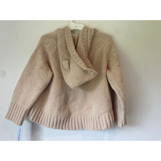 Cat & jack size 4t-5t beige textured knit sweater - sweaters clothing & fashion - sweater women’s apparel