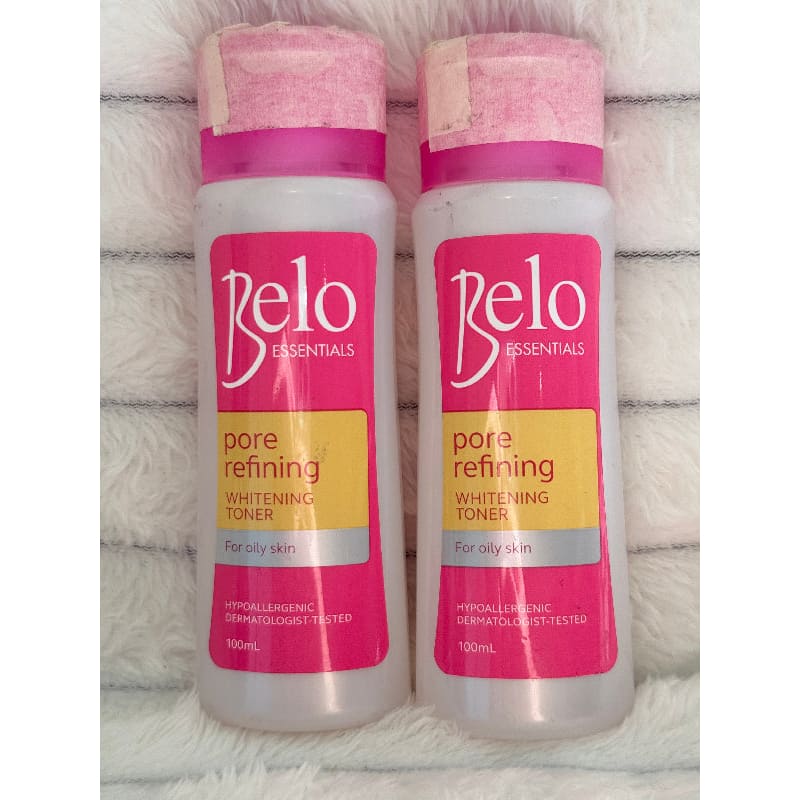 2x belo essentials pore refining whitening toner 100ml - toners & astringents health and wellness