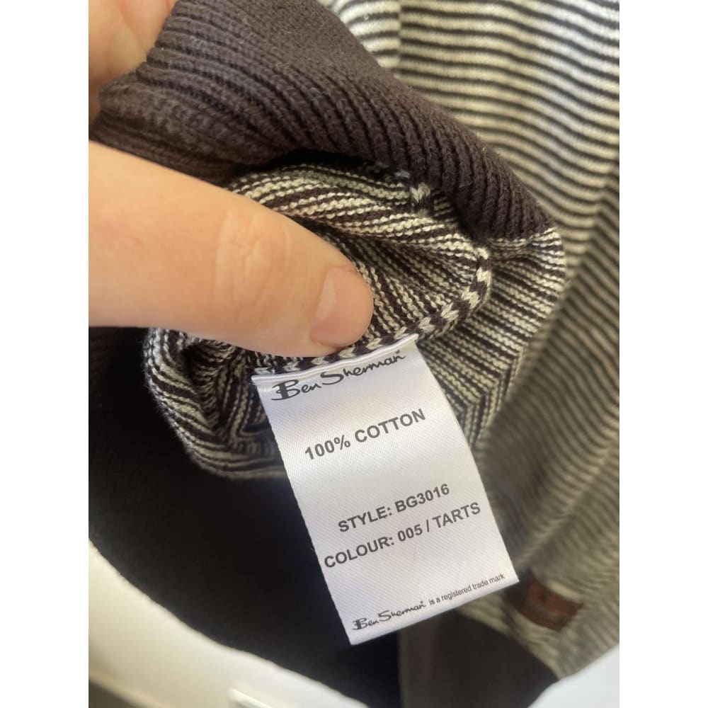 Bnwt ben sherman xxl cotton knit pullover rrp $159 - xxl - sweaters clothing & fashion - men - sweater - sweaters men’s