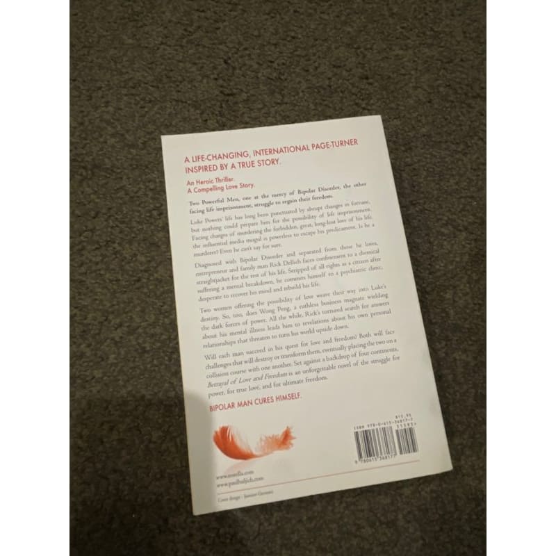 Betrayal of love and freedom: a novel - paul huljich - print books book - condition: used - fiction - fiction book