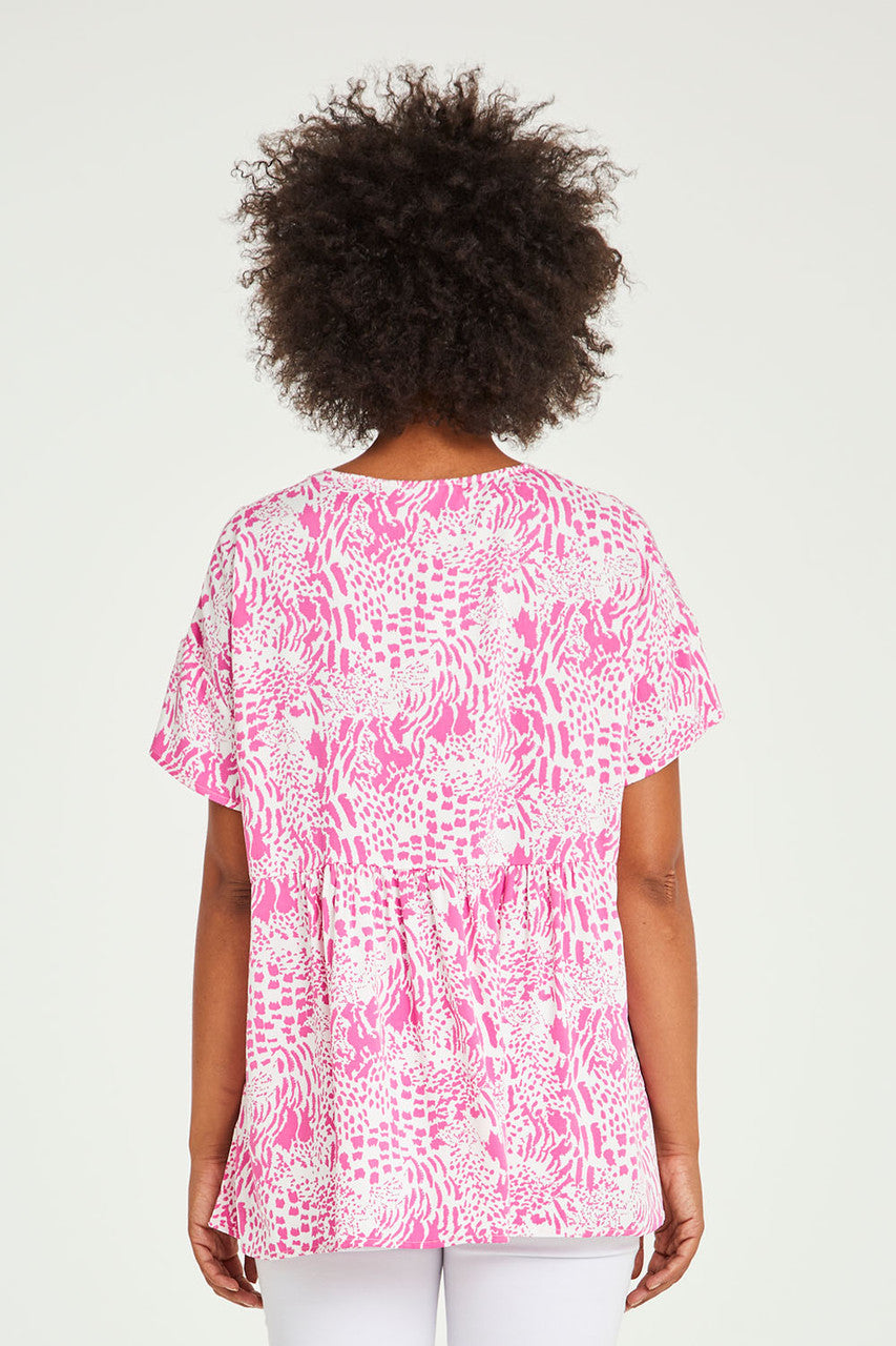 Betty basics peta blouse – mosaic print size 6 - blouses top women’s apparel