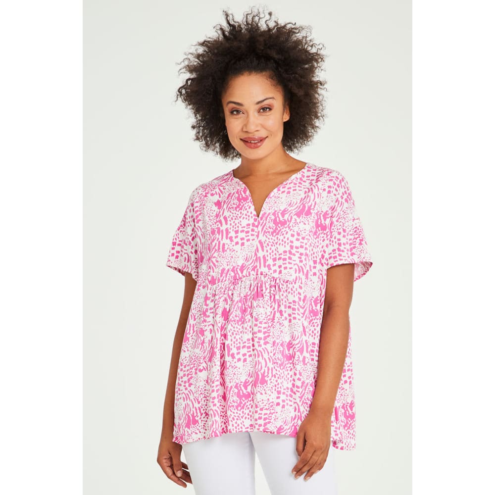 Betty basics peta blouse – mosaic print size 6 - blouses top women’s apparel