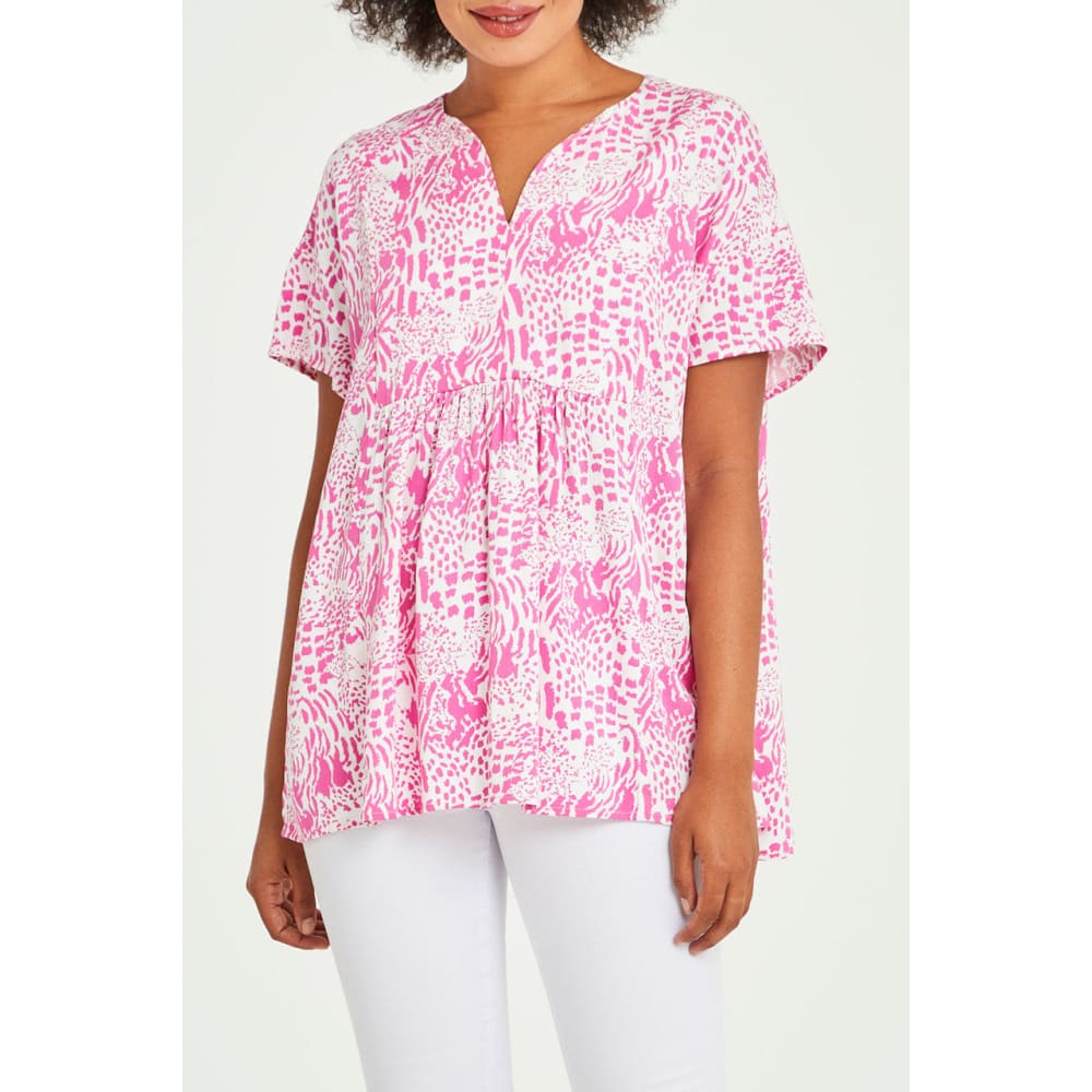 Betty basics peta blouse – mosaic print size 6 - blouses top women’s apparel