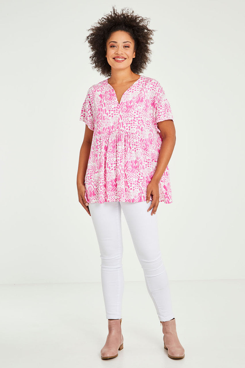 Betty basics peta blouse – mosaic print size 6 - blouses top women’s apparel