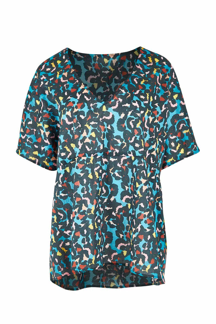 Betty basics santiago blouse botanic – size 6 - blouses top women’s apparel
