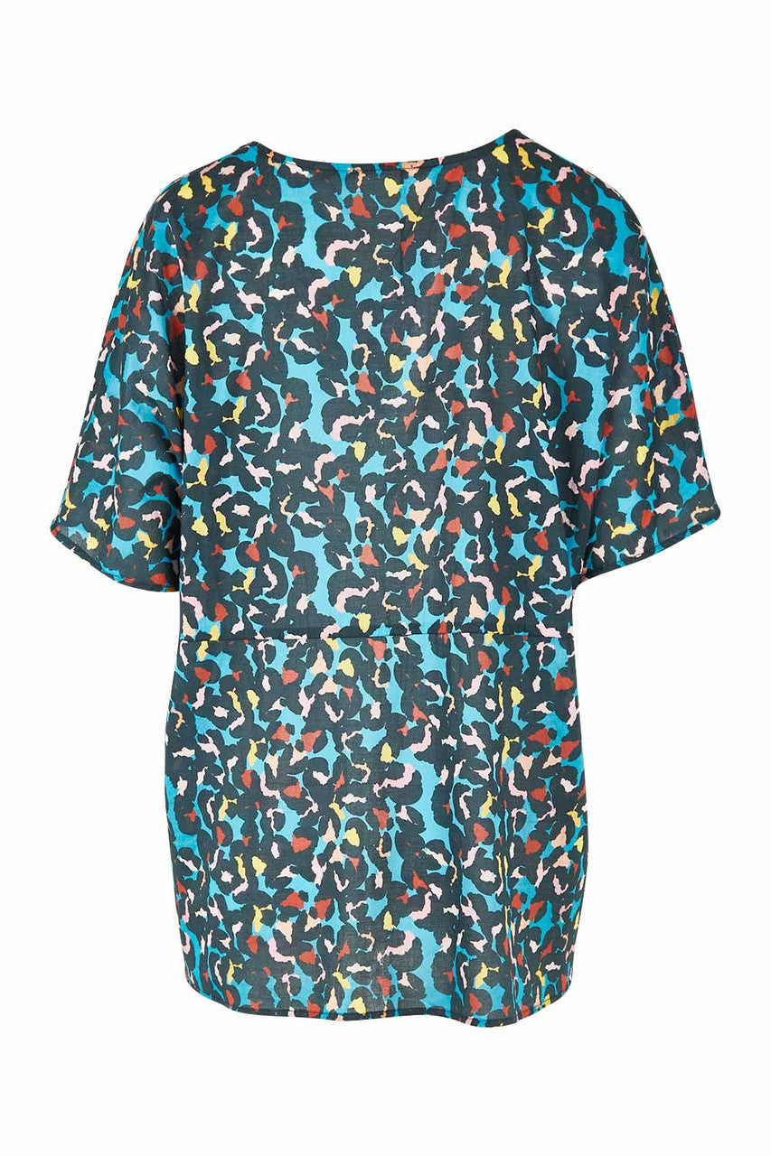 Betty basics santiago blouse botanic – size 6 - blouses top women’s apparel