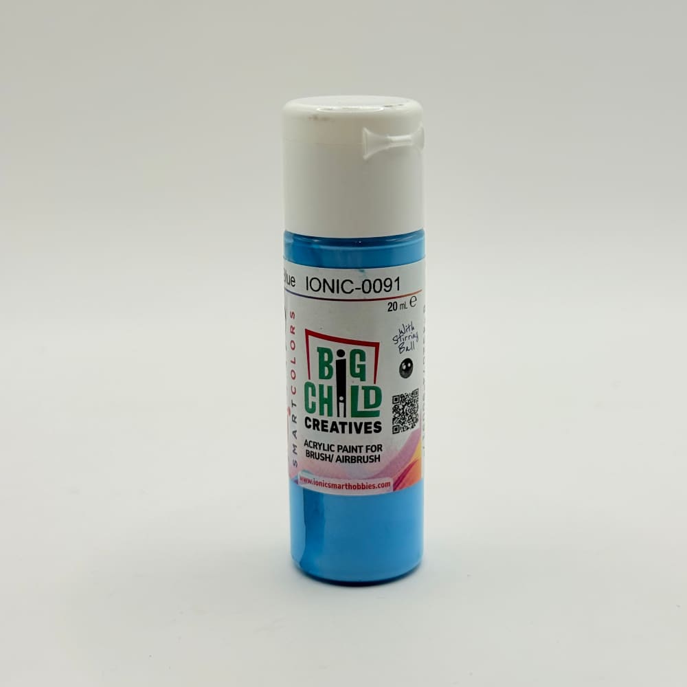 Big child creatives smartcolors acrylic paint - vibrant blue - 20ml - art & craft paint crafts