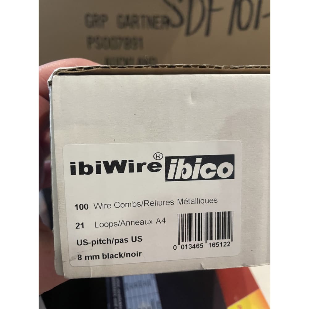 2x boxes ibico ibiwire a4 21 loop binding combs - binding combs & spines office supplies - stationery stationery