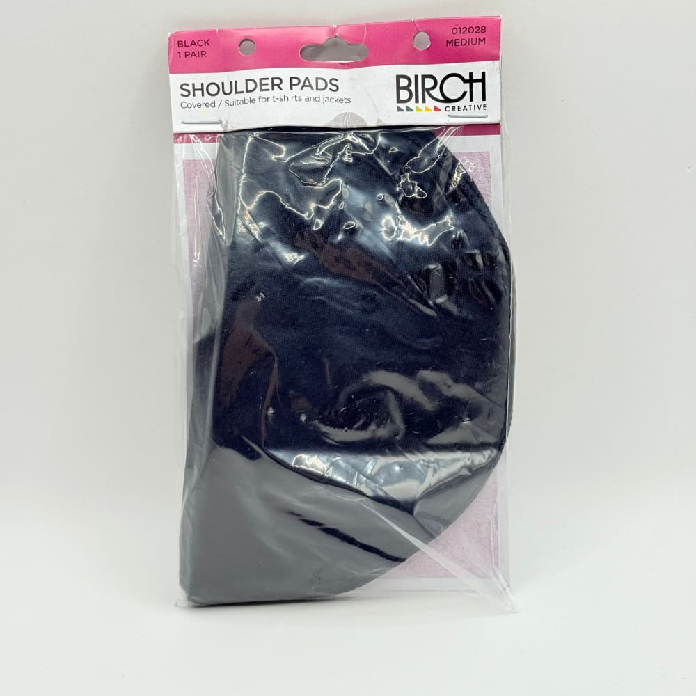 Birch creative black medium shoulder pads - craft shapes & bases health and wellness