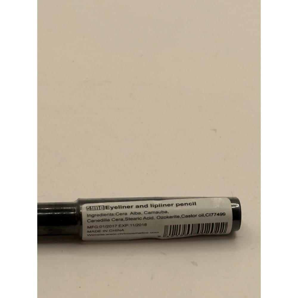 4me black eyeliner and lipliner pencil - eyeliner face & eye care women’s beauty product