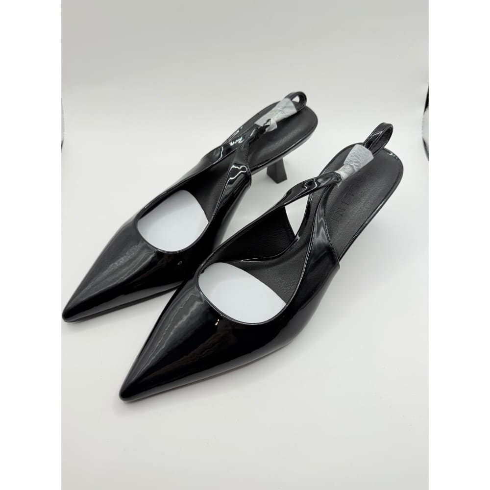 Billini size 5 slingback black heels - heels womenās shoes