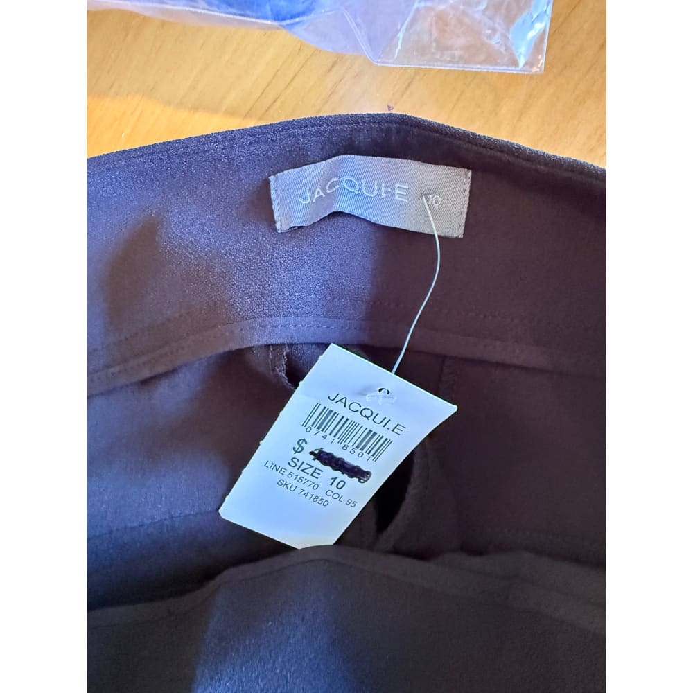 Jacquie size 10 black wide leg pants - trousers bottom womenâs apparel