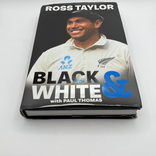 Black & white by ross taylor with paul thomas – memoir - print books condition: used printed media
