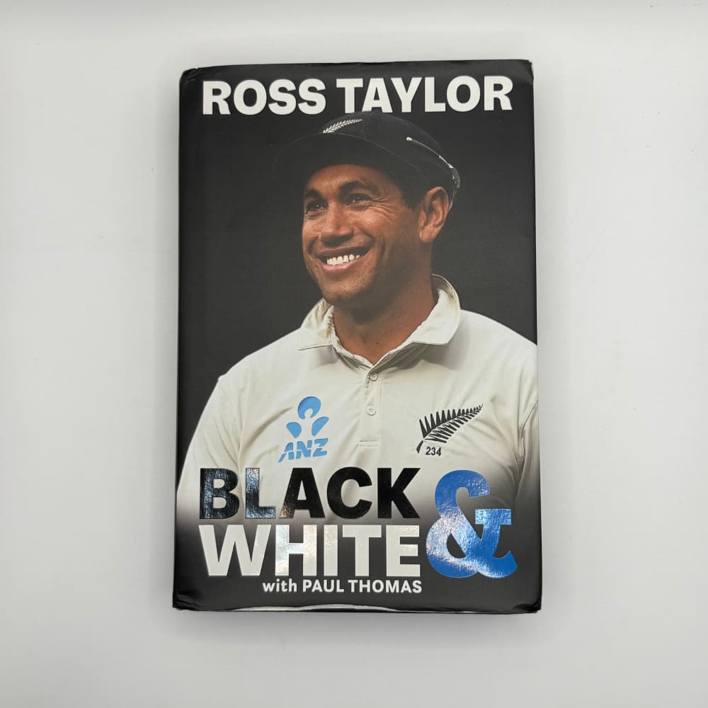 Black & white by ross taylor with paul thomas – memoir - print books condition: used printed media
