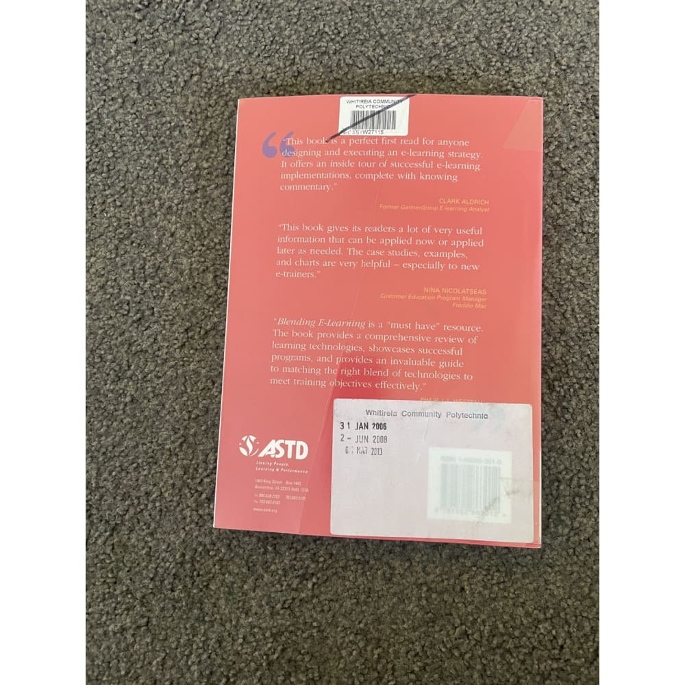 Blending e-learning: the power is in the mix - karen mantyla - print books book - condition: used - education