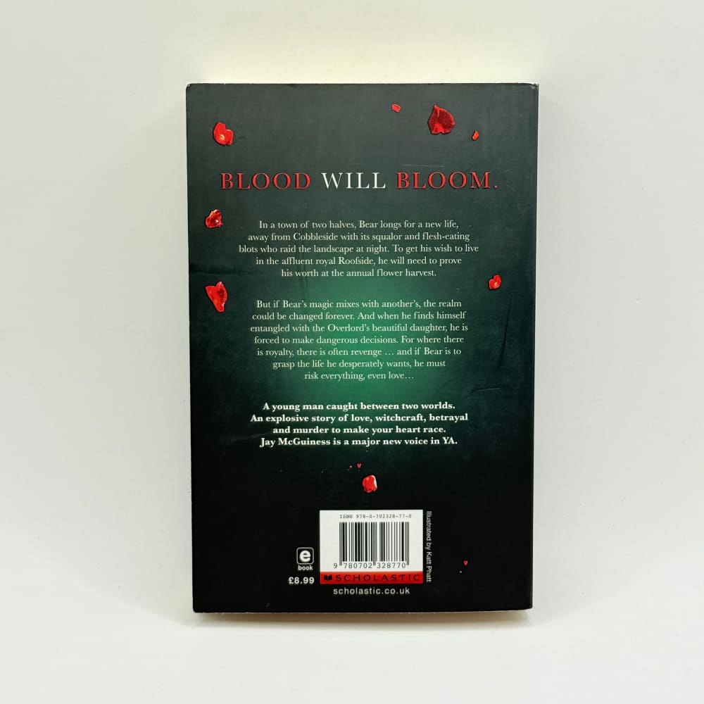 Blood flowers by jay mcguiness - print books what’s new printed media