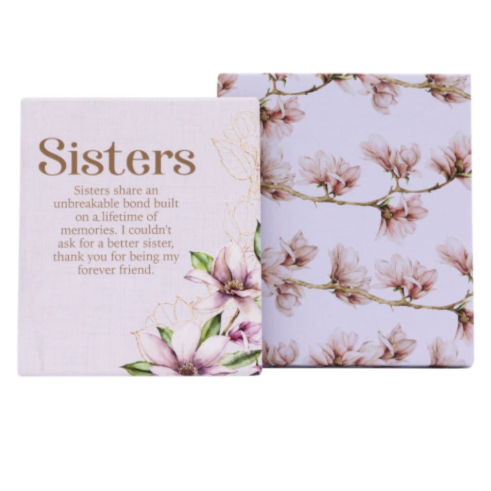 Splosh blossom ’sister’ verse plaque - prints home&living materials