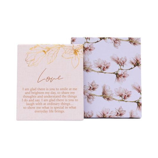 Splosh home & gift - blossom ’love’ verse plaque - decorative plaques home&living materials