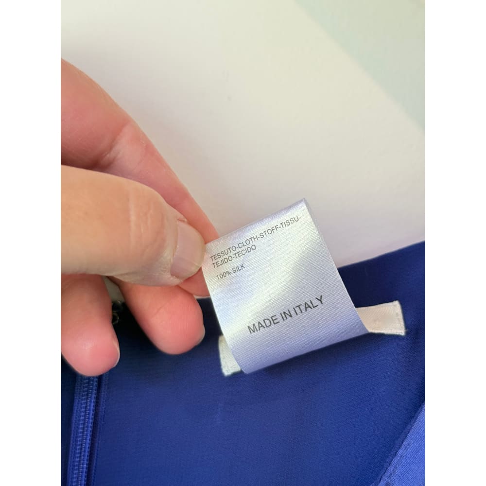 Mee mileid size 38 blue 100% silk mini dress - dresses top women’s apparel