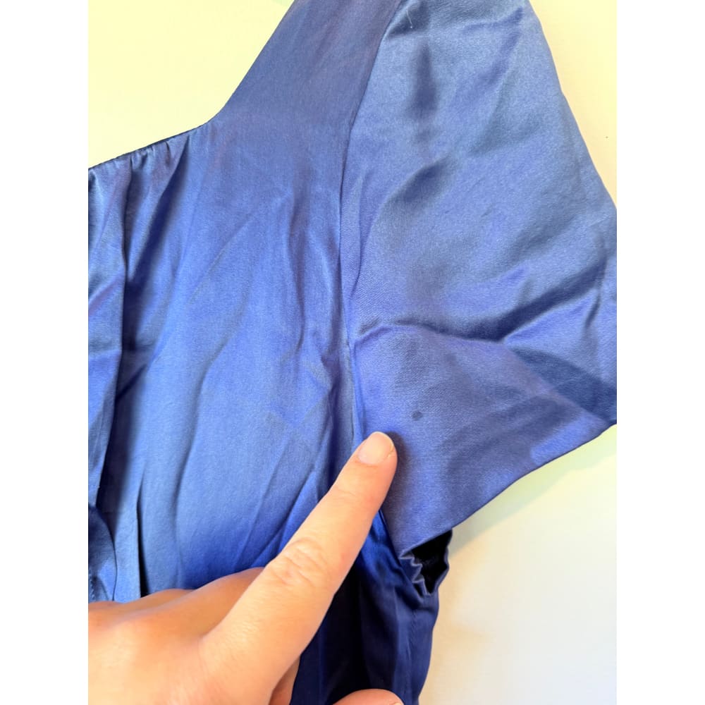 Mee mileid size 38 blue 100% silk mini dress - dresses top women’s apparel