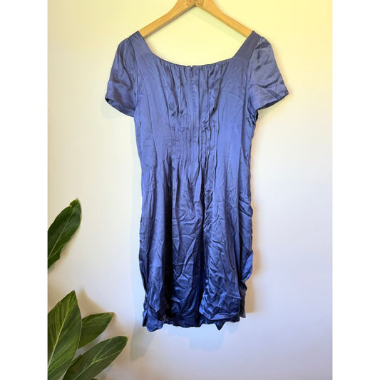 Mee mileid size 38 blue 100% silk mini dress - dresses top women’s apparel
