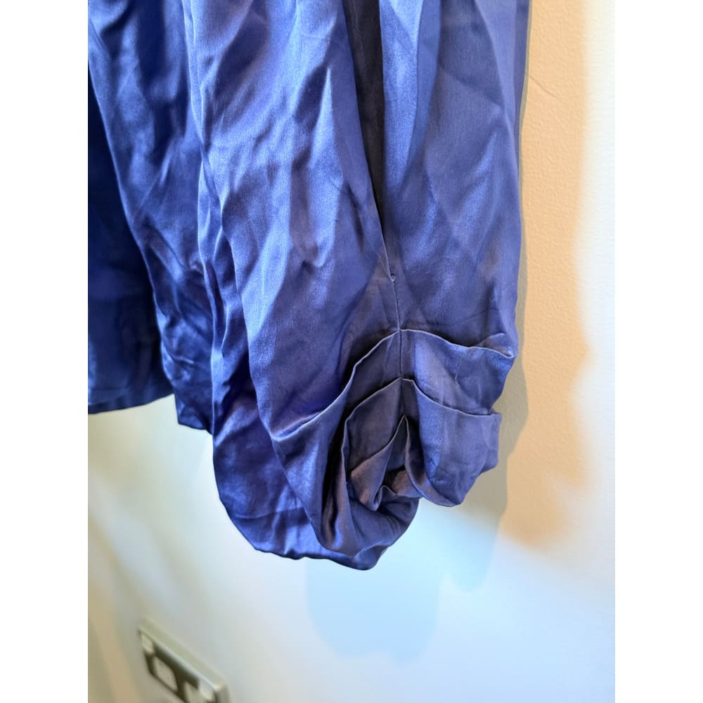 Mee mileid size 38 blue 100% silk mini dress - dresses top women’s apparel